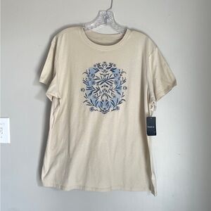 Torrid Floral Horseshoe Boyfriend Heritage Tee